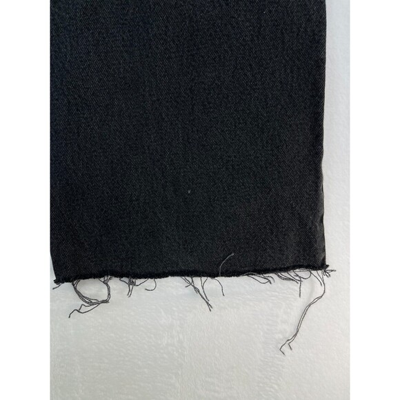 Levis 505 Jeans Mens Size 40x32 actual 38x28  Black Regular Fit Straight Leg - Picture 6 of 16